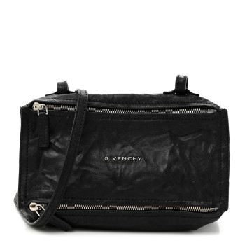GIVENCHY Tumbled Sheepskin Mini Pandora Black