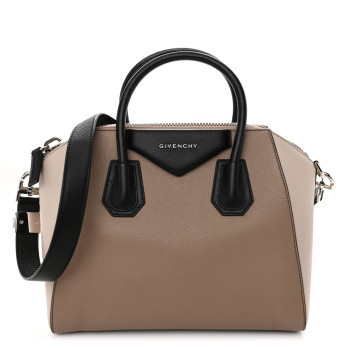 GIVENCHY Sugar Goatskin Mini Tri-Color Antigona Linen