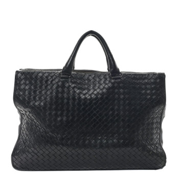 BOTTEGA VENETA Nappa Intrecciato Tote Black
