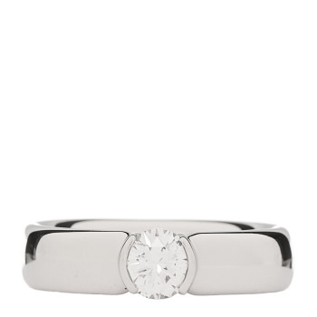 TIFFANY Platinum Diamond .52ct Etoile Solitaire Engagement Ring 51 5.75