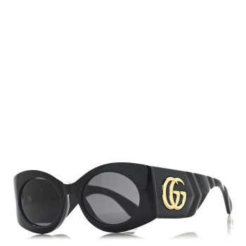 GUCCI Acetate Frame GG Marmont Logo Sunglasses GG0810S Black