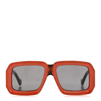 LOEWE Acetate Paula's Ibiza Mens Dive In Mask Sunglasses LW40064U Light Havana Orange