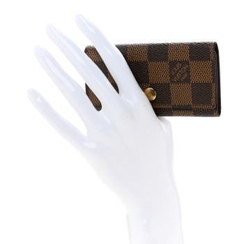 LOUIS VUITTON Damier Ebene Multicles 4 Key Holder