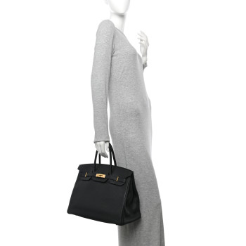 HERMES Togo Birkin 35 Black