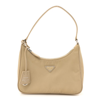 PRADA Re-Nylon Saffiano Mini Re-Edition 2005 Bag Deserto