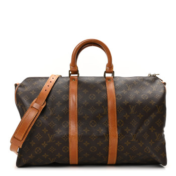 LOUIS VUITTON Monogram Keepall Bandouliere 45