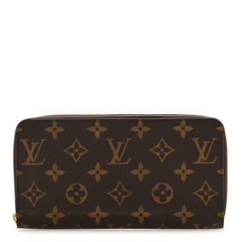 LOUIS VUITTON Monogram Zippy Wallet Coquelicot
