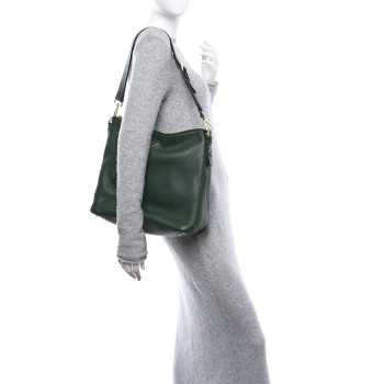 PRADA Vitello Daino Shoulder Bag Foresta