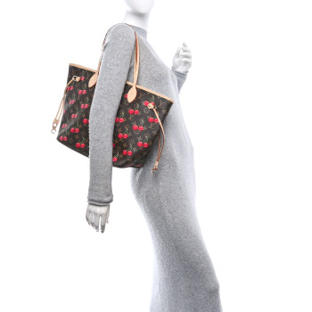 LOUIS VUITTON LV X TM Monogram Cerises Neverfull MM