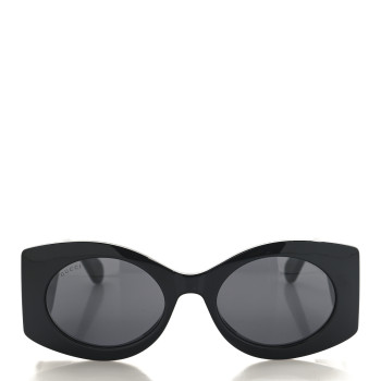 GUCCI Acetate Frame GG Marmont Logo Sunglasses GG0810S Black