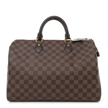 LOUIS VUITTON Damier Ebene Speedy 35