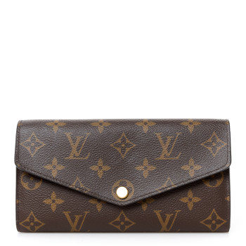 LOUIS VUITTON Monogram Sarah Wallet NM Fuchsia