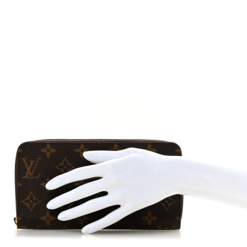 LOUIS VUITTON Monogram Zippy Wallet Coquelicot