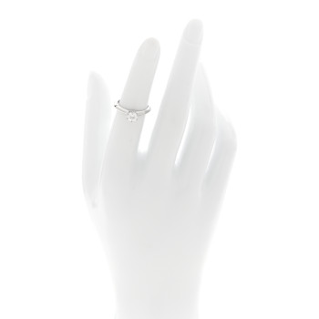 TIFFANY Platinum Diamond .48ct Solitaire Engagement Ring 47 4