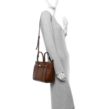 MULBERRY Small Classic Grain Mini Zipped Bayswater Oak