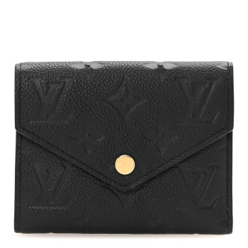 LOUIS VUITTON Empreinte Victorine Wallet Black