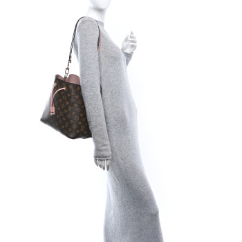 LOUIS VUITTON Monogram Neonoe MM Rose Poudre