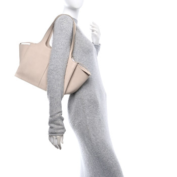 CELINE Baby Grained Calfskin Small Tri-Fold Bag Powder