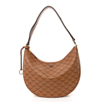 MCM Lauretos Nappa Medium Himmel Hobo Cognac