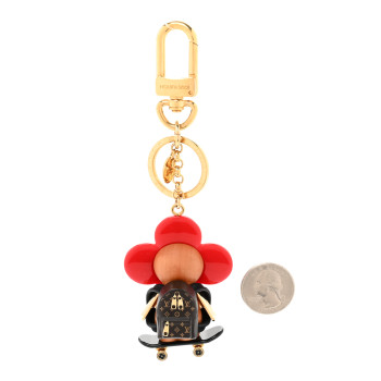 LOUIS VUITTON Resin Wood Vivienne Skateboarder Bag Charm