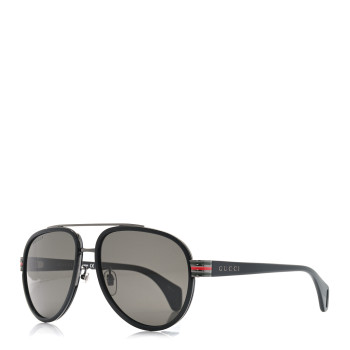 GUCCI Acetate Aviator Sunglasses GG0447S Black
