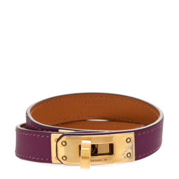 HERMES Swift Kelly Double Tour Bracelet S Anemone