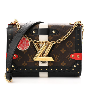 LOUIS VUITTON Epi Monogram Complice Trunks and Bags Twist Shoulder Bag MM Black