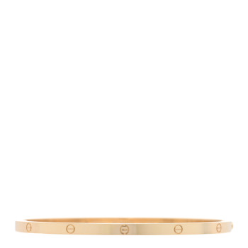 CARTIER 18K Yellow Gold Small LOVE Bracelet 20
