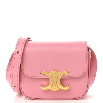 CELINE Shiny Calfskin Mini Claude Rose