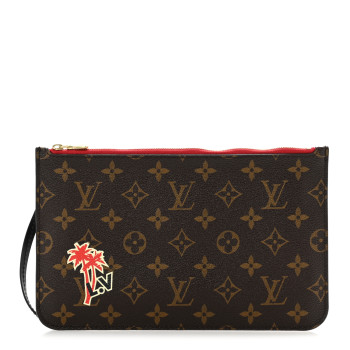 LOUIS VUITTON Monogram World Tour Neverfull MM GM Pochette