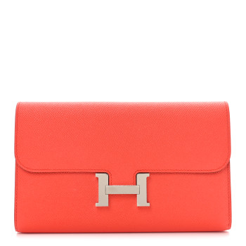 HERMES Epsom Constance Long Wallet Capucine