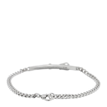 HERMES 18K White Gold Diamond Etriviere Bracelet