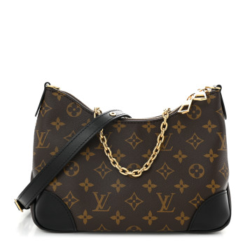LOUIS VUITTON Monogram Boulogne NM Black