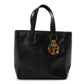 CHRISTIAN DIOR Lambskin Tote Black
