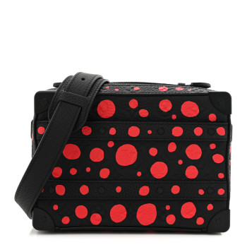 LOUIS VUITTON LV X YK Taurillon Monogram Handle Soft Trunk Black Red