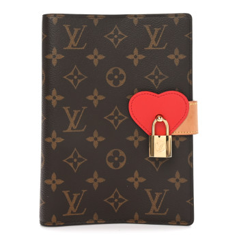 LOUIS VUITTON Monogram Lockme MM Notebook Cover