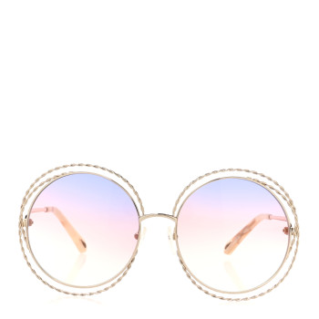 CHLOE Oversized Round Carlina Oversized Round Sunglasses CE114ST Rainbow