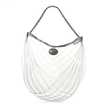 CHANEL PVC Hobo Transparent