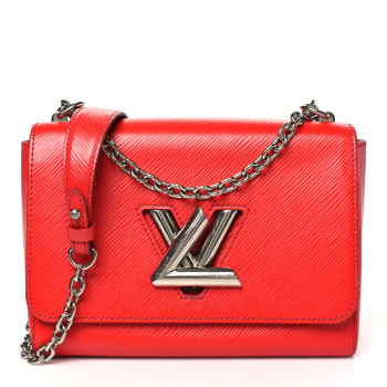 LOUIS VUITTON Epi Twist Shoulder Bag MM Coquelicot
