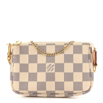 LOUIS VUITTON Damier Azur Mini Pochette Accessories