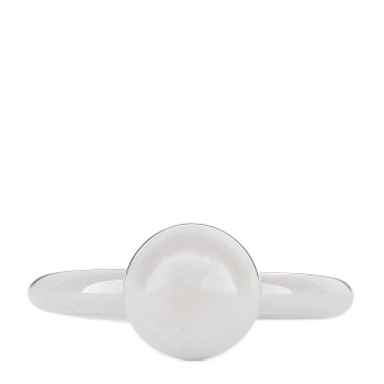 TIFFANY Sterling Silver 8mm Hardwear Ball Ring 47 4.25