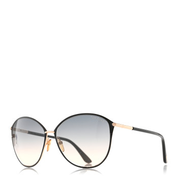 TOM FORD Metal Penelope Vintage Round Sunglasses TF320 Brown