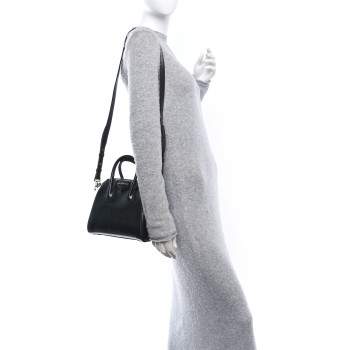 GIVENCHY Shiny Lord Calfskin Mini Antigona Black