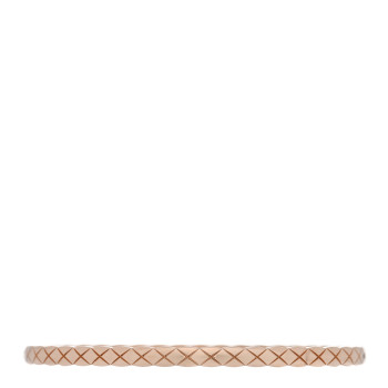 CHANEL 18K Beige Gold Mini Coco Crush Bangle Bracelet L