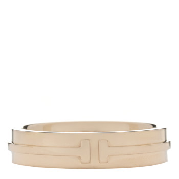 TIFFANY 18K Yellow Gold Tiffany T Wide Ring 66 11.5