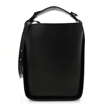 BALENCIAGA Calfskin Logo XS Tool 2.0 North-South Tote Black