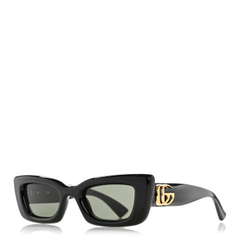 GUCCI Acetate Cat Eye GG Marmont Logo Sunglasses GG1827S Black
