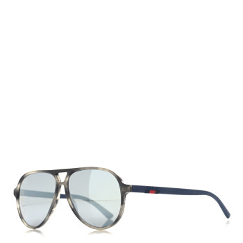 GUCCI Acetate Web Aviator Sunglasses GG0423S Blue
