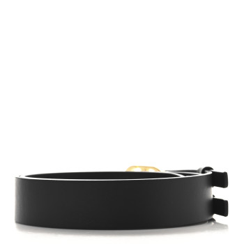 CHRISTIAN DIOR Calfskin 30 Montaigne Belt 95 38 Black