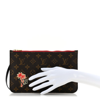 LOUIS VUITTON Monogram World Tour Neverfull MM GM Pochette